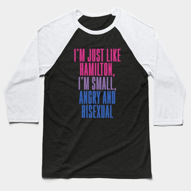 i'm just like hammilton Baseball T-Shirt by devionstd